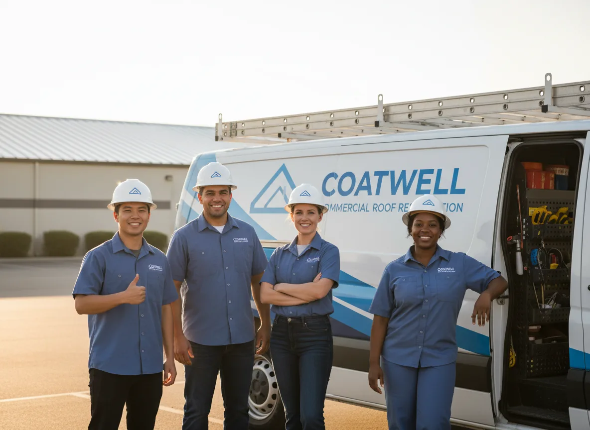 Commercial roof coating company in Rickreall, OR